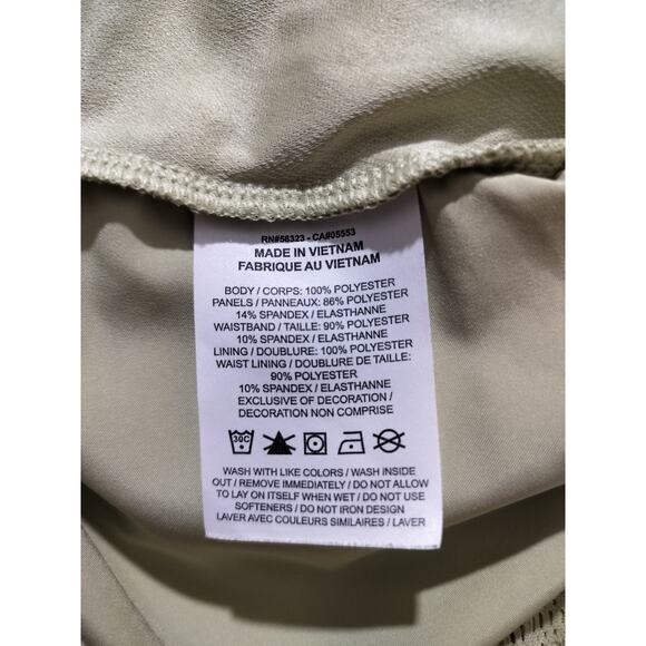 Nike womens Dri-fit running olive green mesh shorts size L - Picture 12 of 12